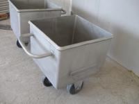 Тележка-чан “Чебурашка” (“Китаянка”) для фарша 100 л AISI 304 Тележка-чан “Чебурашка” (“Китаянка”) для фарша 100 л AISI 304