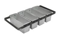 Секция форм для хлеба 4 Л 280 х 112 х 100 мм с ручками