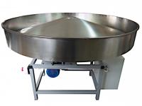 Циркуляционный стол «Спутник-НХЛ» диам.1200мм, эл.привод, нерж.сталь пищевая, регулировка скорости вращ.