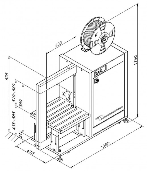 Автоматическая стреппинг машина ТР-601Y Tauris, арт. ТР-601Y Tauris Автоматическая стреппинг машина ТР-601Y Tauris, арт. ТР-601Y Tauris