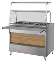 ПМВЭ15 Прилавок-мармит вторых блюд от компании Европактрейд ПМВЭ15 Прилавок-мармит вторых блюд от компании Европактрейд