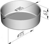 Секция форм для хлеба 2 Л 185 х 175 х 63