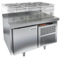 GN 1/BT LT стол охл. под тепловое оборуд. (-10-18), 1 дверь, 900х700х675мм, HICOLD RUS, арт. 293457 от компании Европактрейд