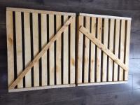 Лоток хлебный деревянный 740*450*80мм на уголке, усиленный диагональной рамой  от компании Европактрейд