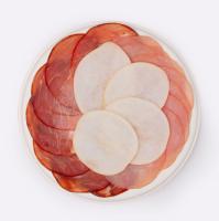 Тарелка Ø180х20mm плоская биоразлагаемая 