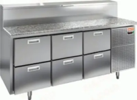 PZ1-222/GN (1/3H) стол для пиццы охл.(+2+10), 6 ящиков, 1835х700х850мм, HICOLD RUS, арт. 286700 от компании Европактрейд PZ1-222/GN (1/3H) стол для пиццы охл.(+2+10), 6 ящиков, 1835х700х850мм, HICOLD RUS, арт. 286700 от компании Европактрейд