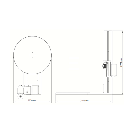 Полуавтоматический паллетоупковщик PACMAN K120