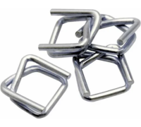 Пряжка металлическая для упаковочных лент 16х3 мм оцинкованная