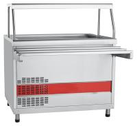 Прилавок холодильный ПВВ(Н)-70КМ-02-НШ вся нерж. с ванной, кашир., арт. 21000007743 от компании Европактрейд