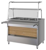 ПМВЭ11 Прилавок-мармит вторых блюд от компании Европактрейд ПМВЭ11 Прилавок-мармит вторых блюд от компании Европактрейд