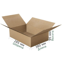 Гофрокороб 380х285х95 Т-23
