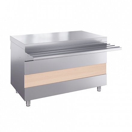 Ривьера-прилавок нейтральный стол НС-1200-02-О (без полок), арт. 318193