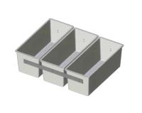 Секция форм для хлеба 3 Л  280 х 112 х 100 мм