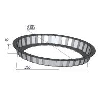 Форма Чизкейк со съемным дном 265 x 305 x 35