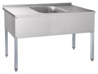 Стол для мойки овощей СМО-6-4 РЧ (1400x600x860 мм) стол-мойка-стол  21000802569, арт. 21000802569