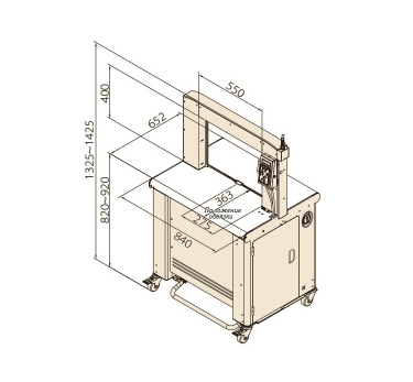 Автоматическая стреппинг машина ТР-702-59 Mercury, арт. ТР-702-59 Mercury Автоматическая стреппинг машина ТР-702-59 Mercury, арт. ТР-702-59 Mercury