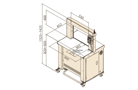 Автоматическая стреппинг машина ТР-702RS Mercury, арт. ТР-702RS Mercury Автоматическая стреппинг машина ТР-702RS Mercury, арт. ТР-702RS Mercury