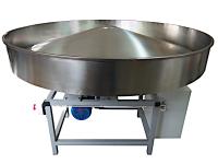 Циркуляционный стол «Спутник-НХЛ» диам.1500мм, эл.привод, нерж.сталь пищевая, регулировка скорости вращ.