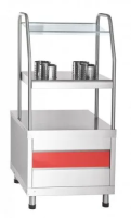 Прилавок для столовых приборов ПСПХ-70КМ, хлебница, 4 нерж. стакана (630 мм), арт. 210000802696, арт. 21000802696