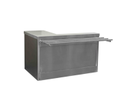 Кассовый стол универсальный,нерж,К-1У, арт. 4060300 от компании Европактрейд