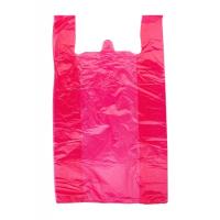 Пакет Майка 30см(+16)*56см, 15мкм, красный