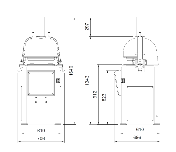 Тестоделитель-округлитель автоматический Danler DQ-30
