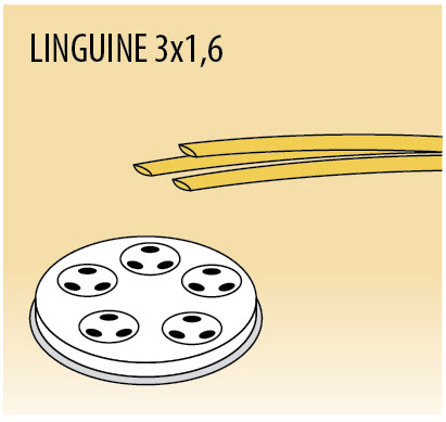 Насадка для MPF 2,5 LINGUINE 3x1,6, арт. ACTRMPF50 Насадка для MPF 2,5 LINGUINE 3x1,6, арт. ACTRMPF50