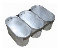 Секция форм для хлеба 3 Л  7 220 х 110 х 115 мм овал