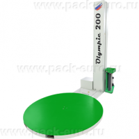 Паллетоупаковщик Olympic 200 E, m - 2000 кг, ø 1500, h -2,5 m, каретка механическая, фрикционный тормоз, полуавтоматический