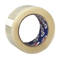 Клейкая лента упаковочная 72 мм х 66 м, 40 мкм, UNIBOB 400 (прозрачная) без упаковки