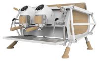 Кофемашина Sanremo Café Racer Naked  2 гр. белая-дерево от компании Европактрейд