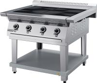 Плита электрическая ПЭ49П, 4 конфорки, на разборной краш. подставке, 12кВт, 400В Плита электрическая ПЭ49П, 4 конфорки, на разборной краш. подставке, 12кВт, 400В