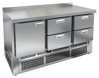 GNE 122/BT стол охл.(-10-18), 1 дверь, 4 ящика, 1485х700х850мм, ниж.распол.агрегата, HICOLD RUS, арт. 287403 от компании Европактрейд