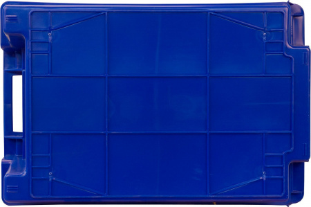 Ящик п/э 600х400х200 1,7кг. сплошной цв. синий, арт. 206 (1,7) мск Ящик п/э 600х400х200 1,7кг. сплошной цв. синий, арт. 206 (1,7) мск