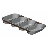 Секция форм для хлеба 4 Л 215 х 115 х 55 мм