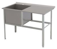 Ванна моечная со столом ВМС-1/430 с бортом Алента, арт. 293177 от компании Европактрейд