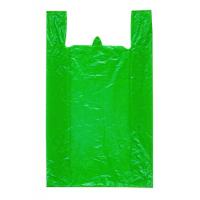 Пакет Майка 38см(+18)*65см, 15мкм, зеленый