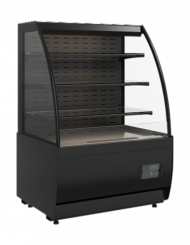 Витрина холодильная K70 VM 1,3-2 STANDARD открытая, горка (9005) от компании Европактрейд Витрина холодильная K70 VM 1,3-2 STANDARD открытая, горка (9005) от компании Европактрейд