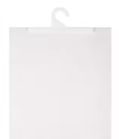 Полипропиленовый пакет с крючком 125*130 + 40 мм Полипропиленовый пакет с крючком 125*130 + 40 мм