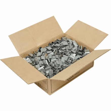 Металлическая скоба для упаковочных лент 16х0,5 мм оцинкованная (скрепа) от компании Европактрейд Металлическая скоба для упаковочных лент 16х0,5 мм оцинкованная (скрепа) от компании Европактрейд