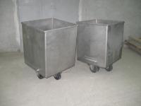 Тележка-чан “Чебурашка” (“Китаянка”) для фарша 300 л AISI 304 Тележка-чан “Чебурашка” (“Китаянка”) для фарша 300 л AISI 304