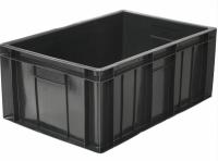 Ящик 600х400х250 сплошной цв. черный, арт. 204 Ящик 600х400х250 сплошной цв. черный, арт. 204