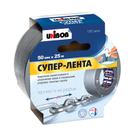 Армированная суперлента UNIBOB, 50 мм х 25 м, серая от компании Европактрейд Армированная суперлента UNIBOB, 50 мм х 25 м, серая от компании Европактрейд