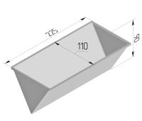 Форма для хлеба Треугольная 225 х 110 х 90 мм