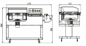 Термоусадочная машина ручная Golfpack-5540 Термоусадочная машина ручная Golfpack-5540