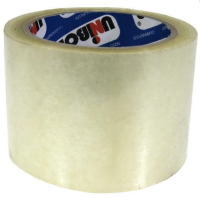 Клейкая лента упаковочная 72 мм х 66 м, 47 мкм, UNIBOB 700 (прозрачная)