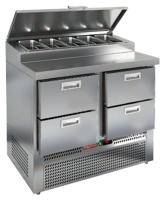 PZ1-22/GN (1/3H) стол для пиццы охл.(+2+10), 4 выдвиж.ящика, 1390х700х850мм, глубина раб.пов. 324мм, арт. 283844 от компании Европактрейд PZ1-22/GN (1/3H) стол для пиццы охл.(+2+10), 4 выдвиж.ящика, 1390х700х850мм, глубина раб.пов. 324мм, арт. 283844 от компании Европактрейд