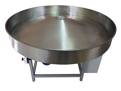 Циркуляционный стол «Спутник-НХЛ» диам.1500мм, эл.привод, нерж.сталь пищевая, регулировка скорости вращ.