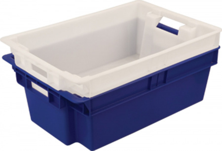 Ящик п/э 600х400х200 1,7кг. сплошной цв. синий, арт. 206 (1,7) мск Ящик п/э 600х400х200 1,7кг. сплошной цв. синий, арт. 206 (1,7) мск