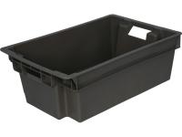 Ящик п/э мясной сплошной 600х400х200 цв. чёрный, арт. 206 (1,7) мск Ящик п/э мясной сплошной 600х400х200 цв. чёрный, арт. 206 (1,7) мск
